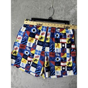 COLUMBIA PFG Men's‎  Size Medium Nautical Fishing Checkered  Board Swim Shorts